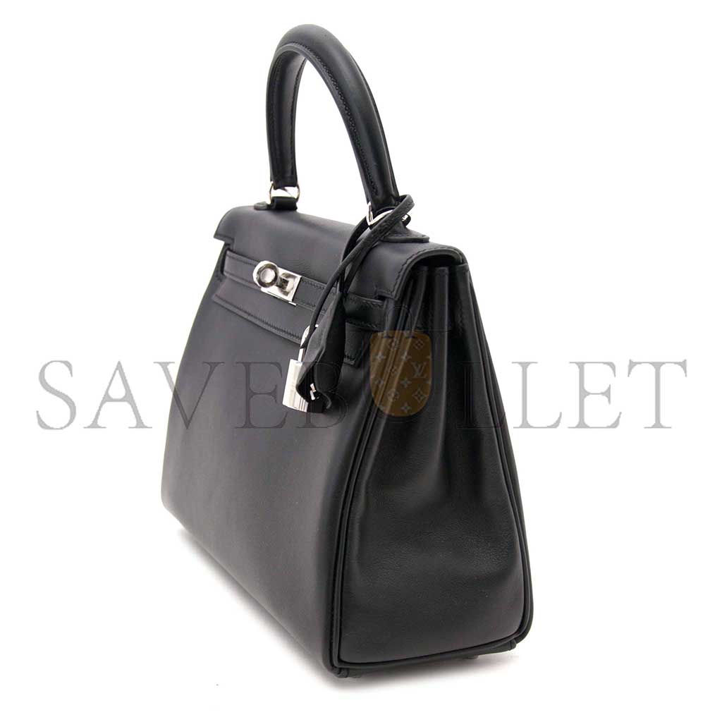 HERMÈS MASTER KELLY 25 BLACK SWIFT (25*17*7cm)